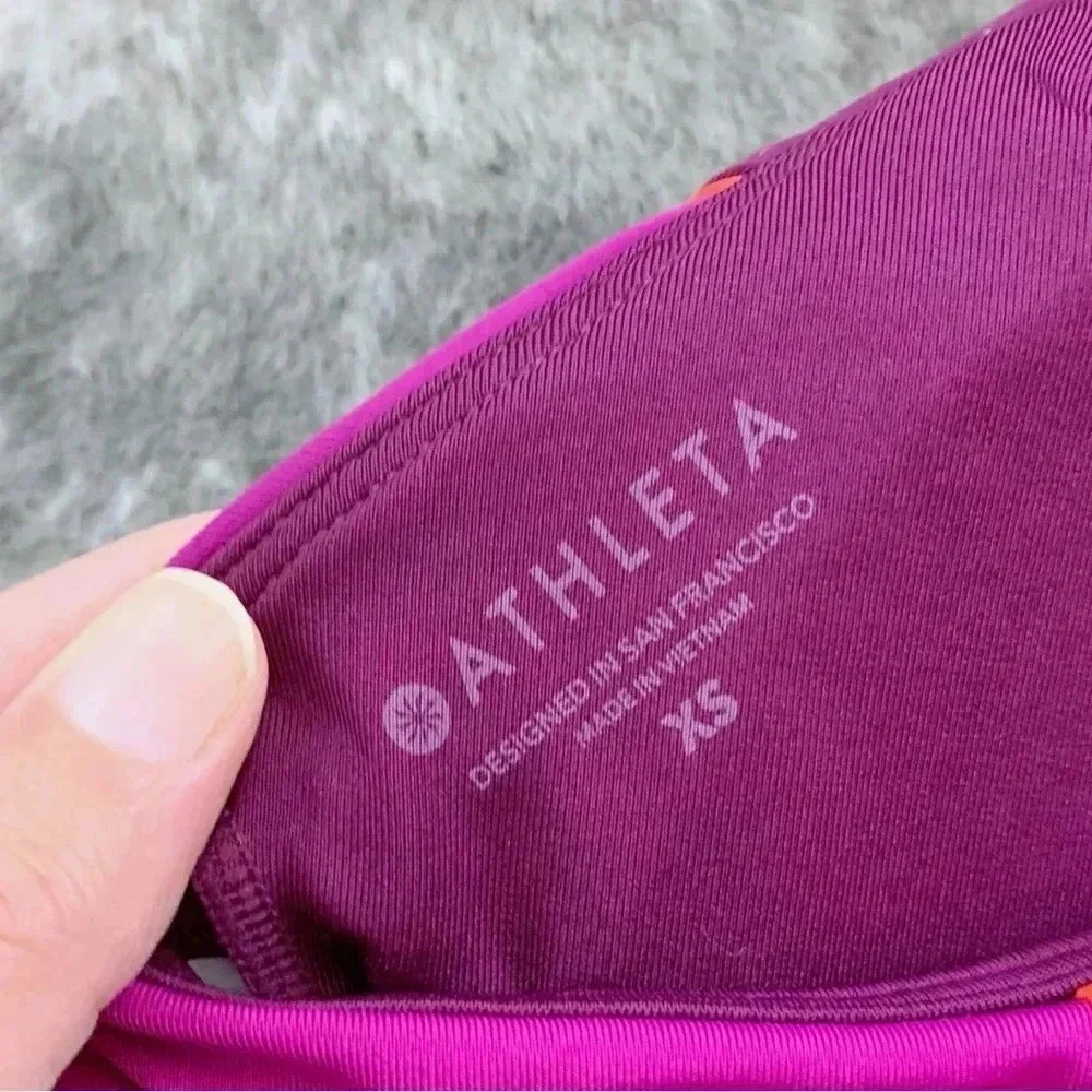 Athleta Colorblock Bikini Top